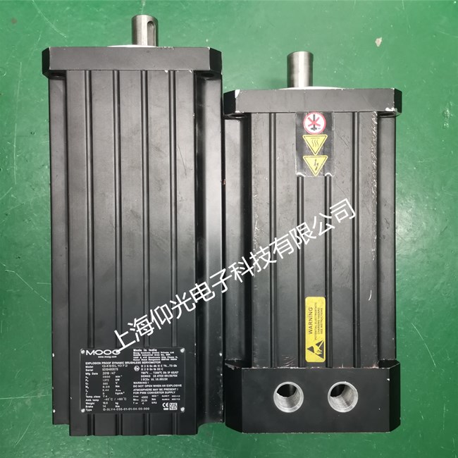 MOOG穆格伺服電機維修T-2-V8-012-17-02-H1 剎車線圈磁鐵故障修理